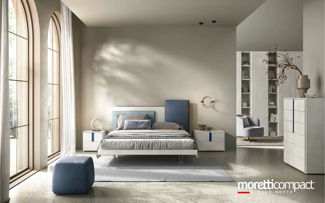 Camera Cube con letto Mondrian
